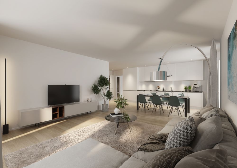 Gemütliche Wohnung in Münchenstein - Wohn- und Esszimmer