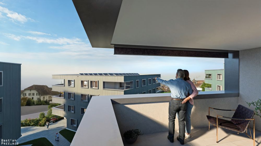 Petit immeuble de 6 appartements dans la nature, proche de la gare - Bild 1