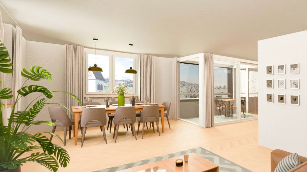 Ihr neues Zuhause im Grünen, 3.5-Zimmer-Neubauwohnung mit Charme -  Bild 1