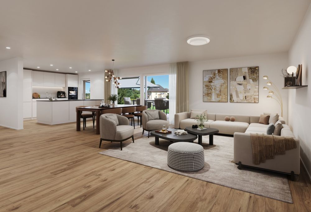 4.5 Z.-Wohnung OG (D), 126 m2 Netto Wohnfläche, 35m2 gedeckter Balkon - Wohnen - Essen