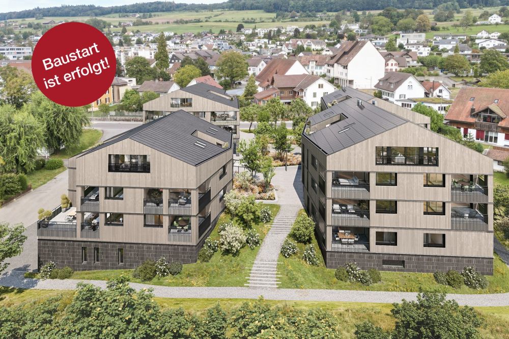 "Bänkliwiese" Oberrohrdorf - Wohnen im Dorfkern - Aussenvisualisierung
