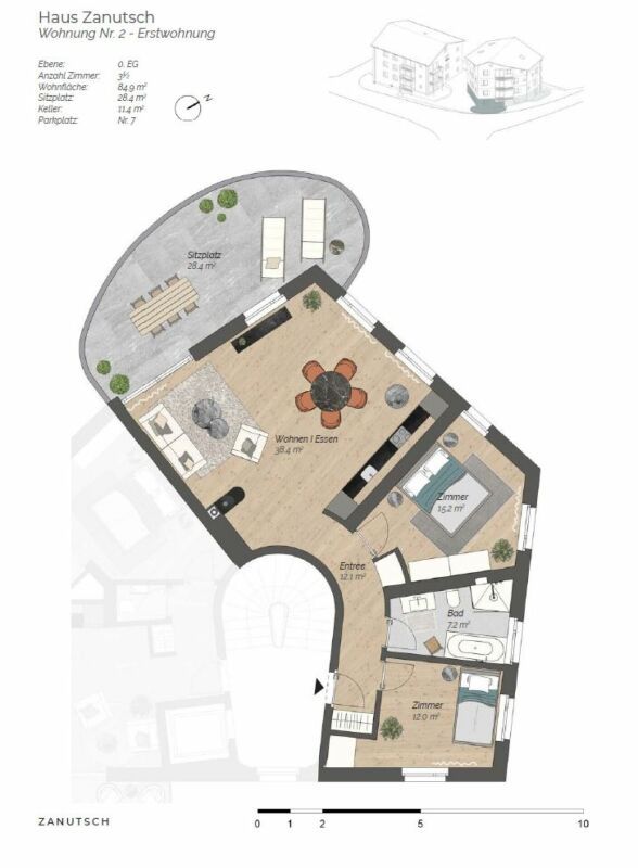 3.5 Zimmer Neubau Erstwohnung - Bild 5