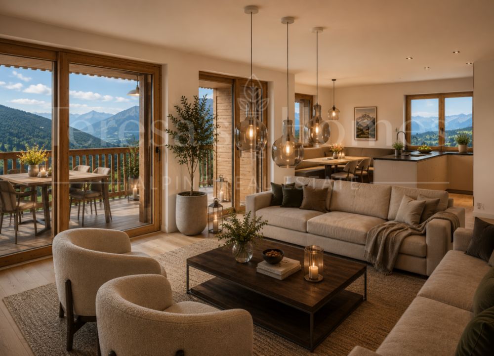 6.5 Zimmerwohnung, Exklusiv mit Panoramablick -  Bild 1