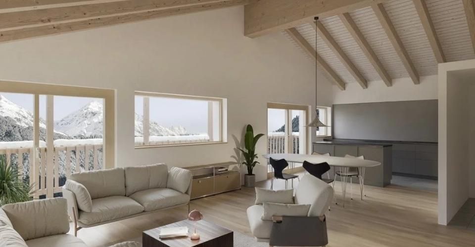 Appartement de standing, avec vue dégagée sur les montagnes - Appartement 4.5 pièces - image - 1