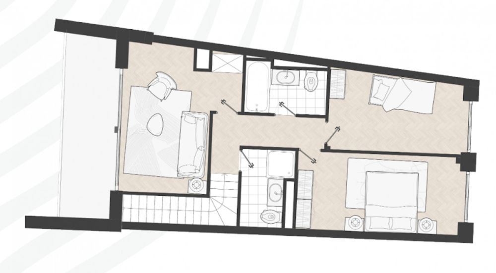 NEUF  Grand Duplex 3.5 pièces avec vue panoramique à budget maîtrisé  lot 303 -  Bild 5