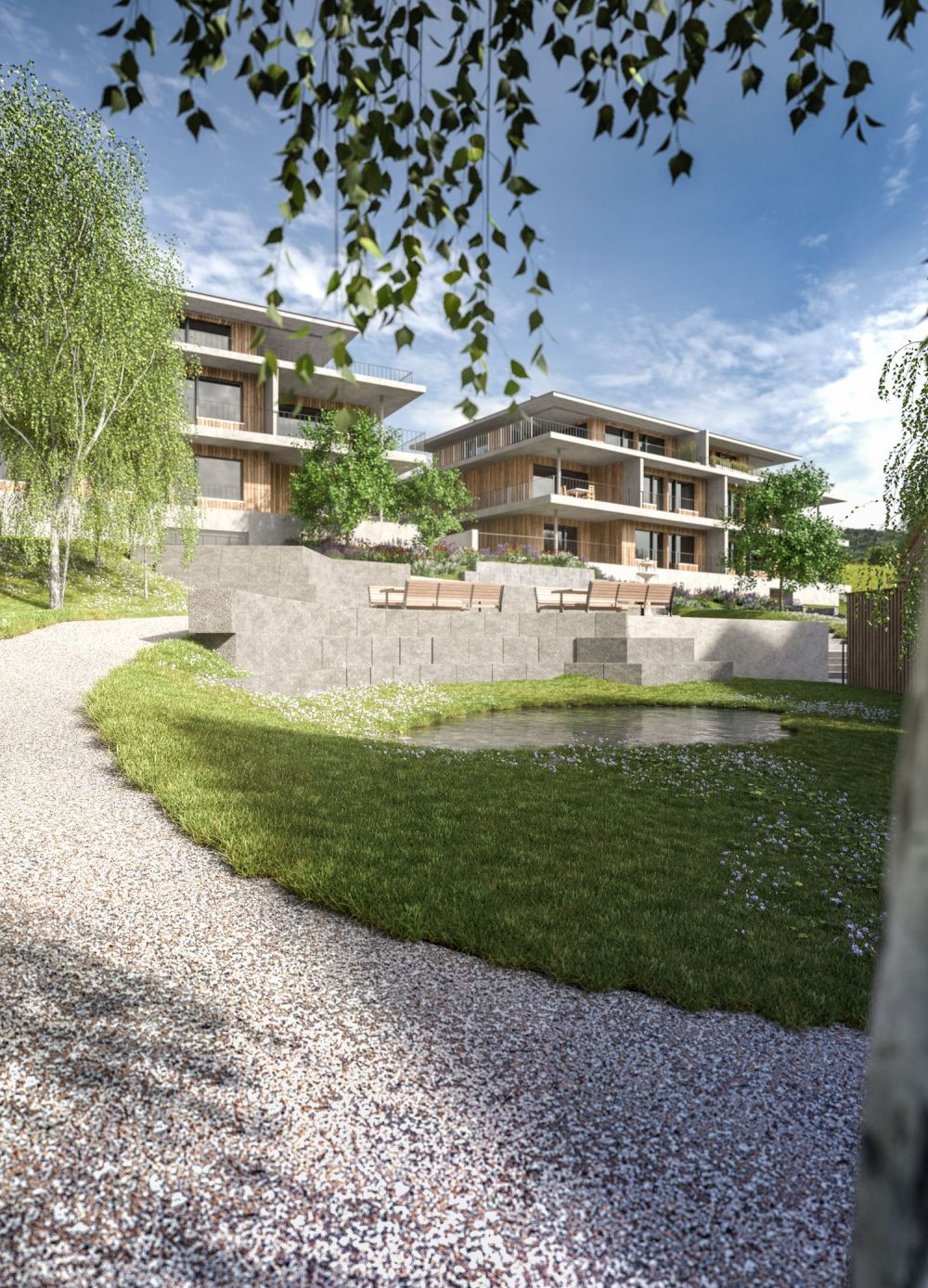 4.5 Zimmer-Duplex-Attikawohnung mit Alpenterrasse in Riedholz (Ortsteil Niederwil) - Bild 3