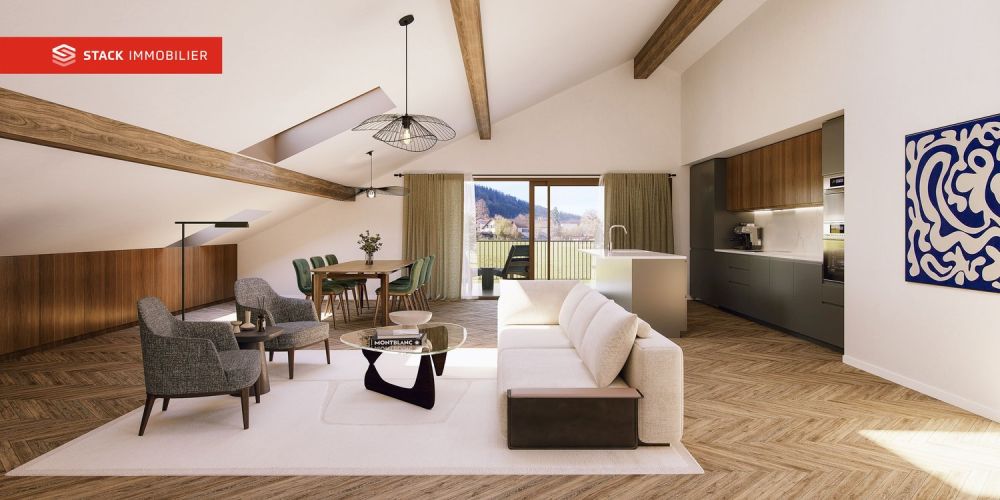 Neue 3.5-Zimmer-Wohnung mit großem Balkon – Freie Sicht im Herzen von Gibloux -  Bild 7