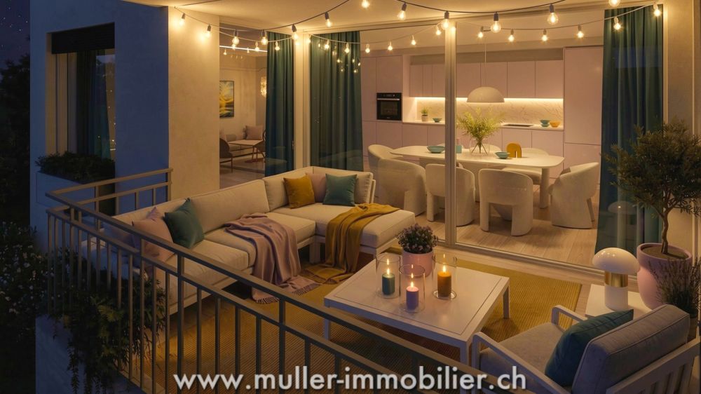 Siviriez, 4,5 neuf avec balcon et baies vitrées prêt à construire ! -  Bild 3