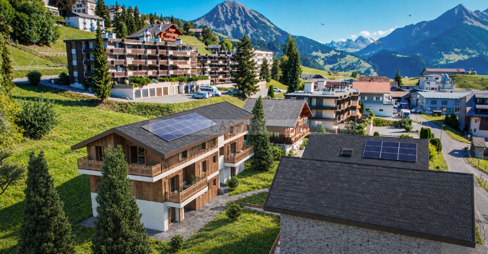 terrain + permis pour 7 appartements - Immeuble résidentiel - image - 1