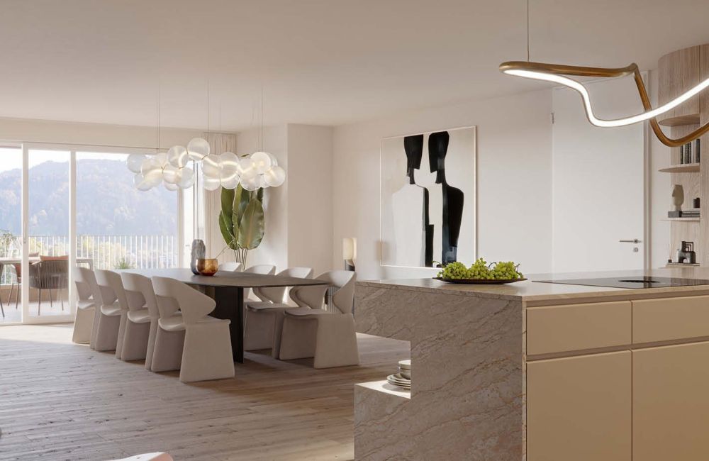 Exklusive 4.5-Zimmer-Wohnung mit grosszügiger Terrasse und Panoramablick - Bild 9