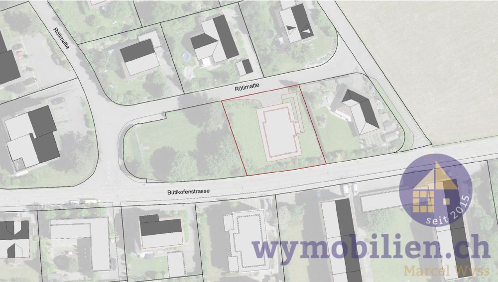 Neubau Kirchberg: hochwertige 4 1/2 Eigentumswohnung - Situation Rötimatte