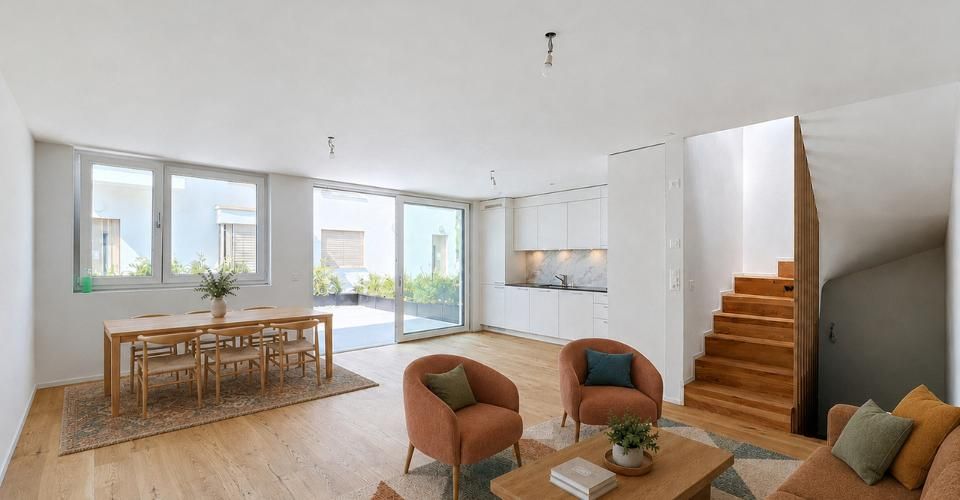 Villa neuve, à côté de la forêt de Bouleyres, en bord de rivière - Maison contiguë 5.5 pièces - image - 8