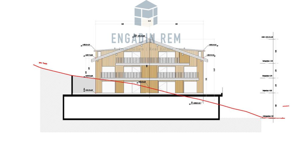 Exklusives Dachgeschosswohnen mit Weitblick - Wohnung Nr. 6 - Südfassade Haus A