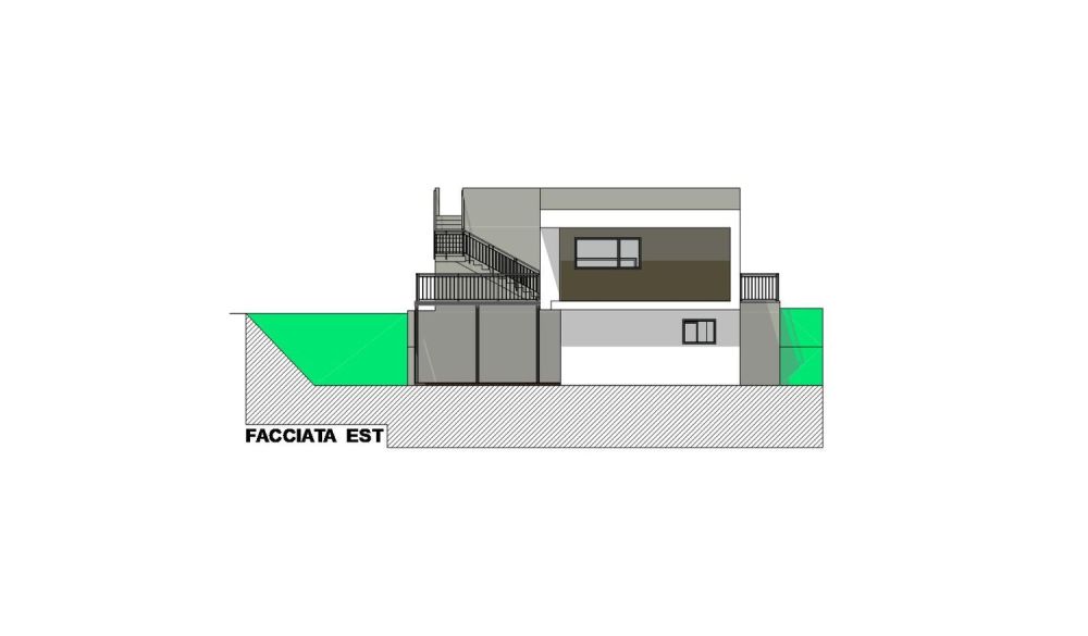 PROGETTO APPROVATO PER MODERNA VILLA DI 4.5 LOCALI A GNOSCA -  Bild 7