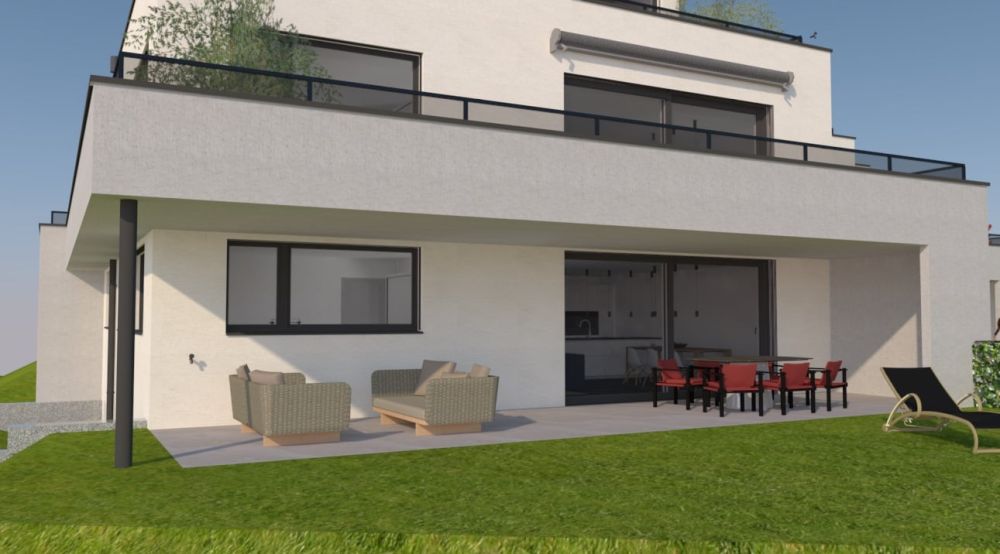 3.5 Zimmer EG-Wohnung mit 112m2 Landanteil/ 35m2 deckter Sitzplatz -  Bild 2