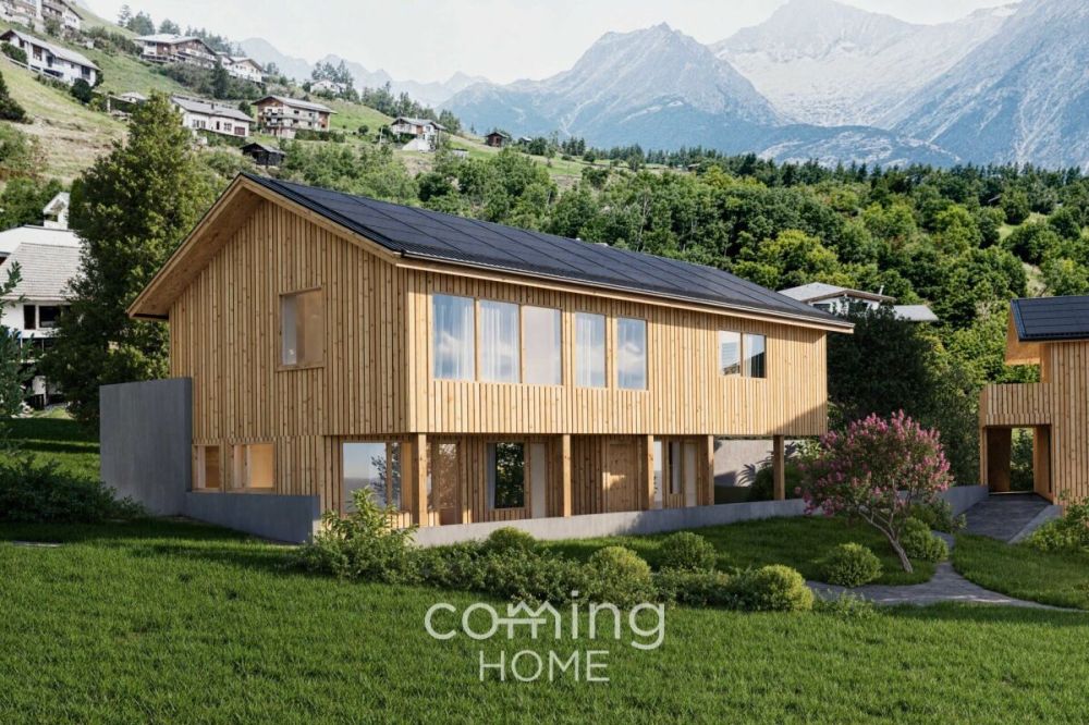 Cheminée, Bergblick und Gestaltungsfreiheit - kompaktes Neubauhaus in sonnigem Bürchen -  Bild 11