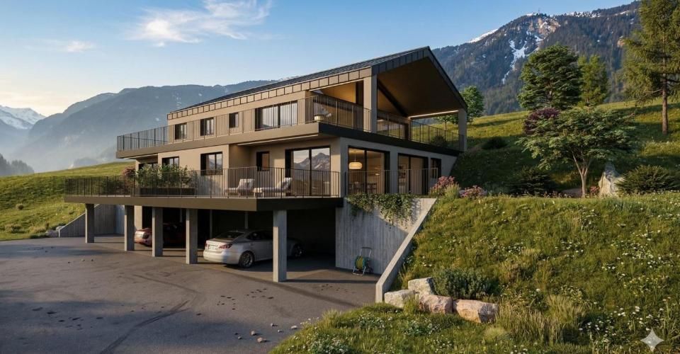 Magnifique attique neuf avec vue panoramique - Appartement 4.5 pièces - image - 1