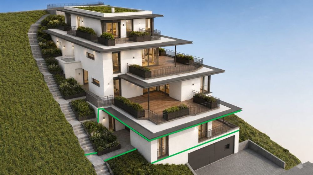 Exklusive 4.5-Zi.-Terrassenwohnung mit Weitsicht in Beringen mieten -  Bild 3
