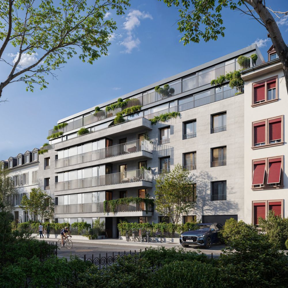 Neubau Dachwohnung mit riesiger Terrasse über den Dächern Basel -  Bild 1