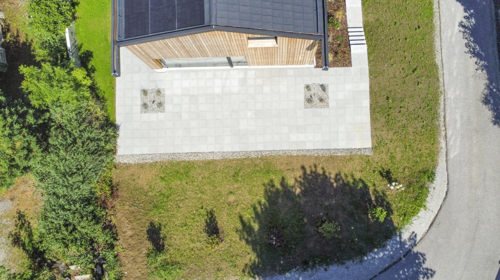 Chalet neuf - Opportunité unique ! - La Roche/Berra - Vue aérienne terrasse principale