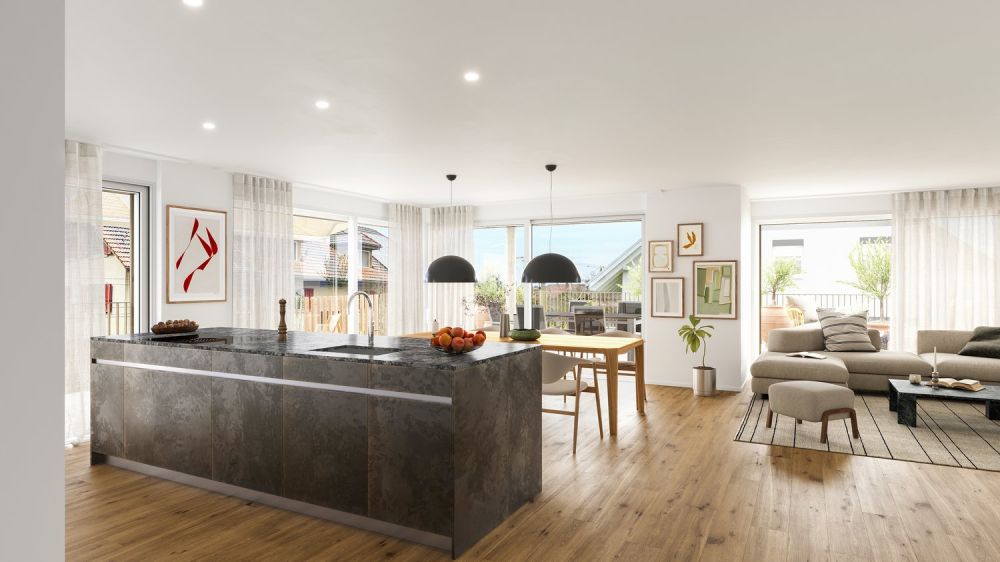 Neubau Garten- sowie Attikawohnung - Bild 2