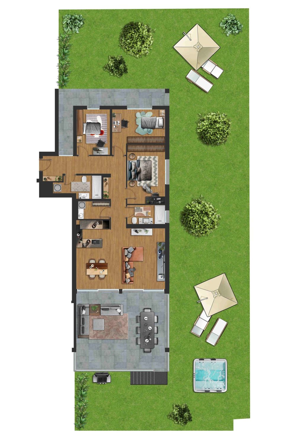 Nuovo appartamento con grande giardino in zona comoda e tranquilla -  Bild 10
