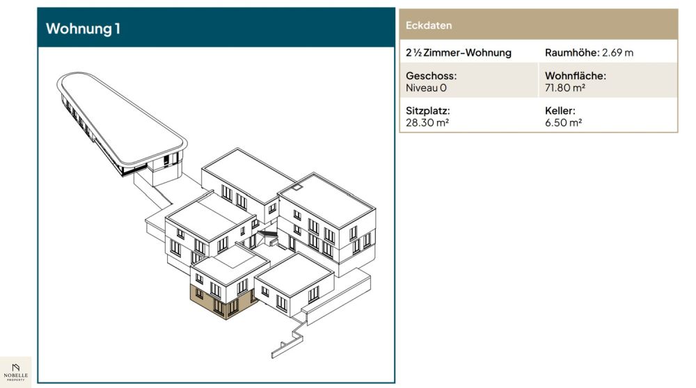 Sonnig, modern und hochwertig – 2.5 Zimmer Wohnung mit unverbaubarer Aussicht -  Bild 13