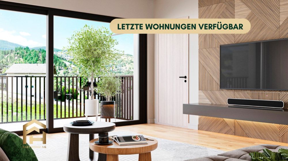 Innovatives Neubau-Projekt: Sonnige 4.5 ZWG in Unterbäch -  Bild 1