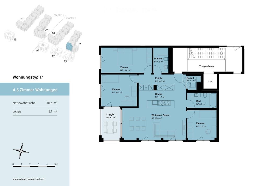 Stilvolle moderne 4.5 Zimmer Eigentumswohnung im schönen Inwil -  Bild 4