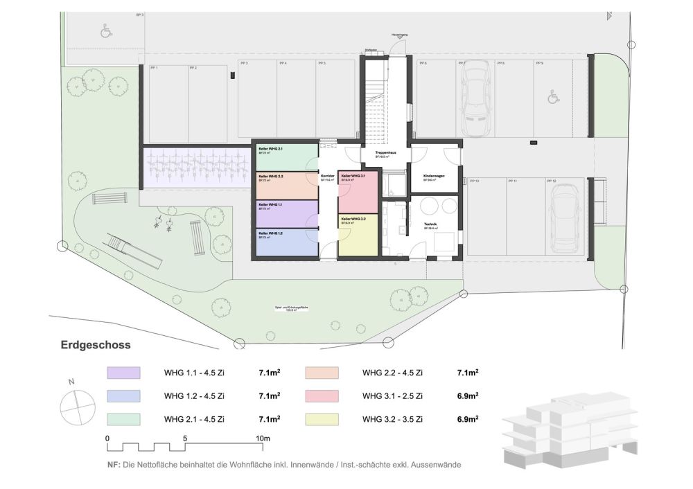 Neubau - Top 4.5-Zimmerwohnung mit (Süd-)Westausrichtung - Bild 6