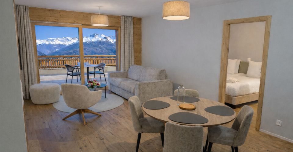 Magnifique 3.5 pièces ski in-out dans résidence hôtelière - Appartement 3.5 pièces - image - 2