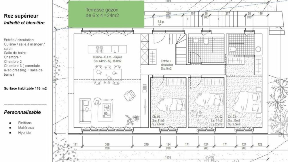 Villa indépendante énergétiquement et modulable selon besoin -  Bild 5