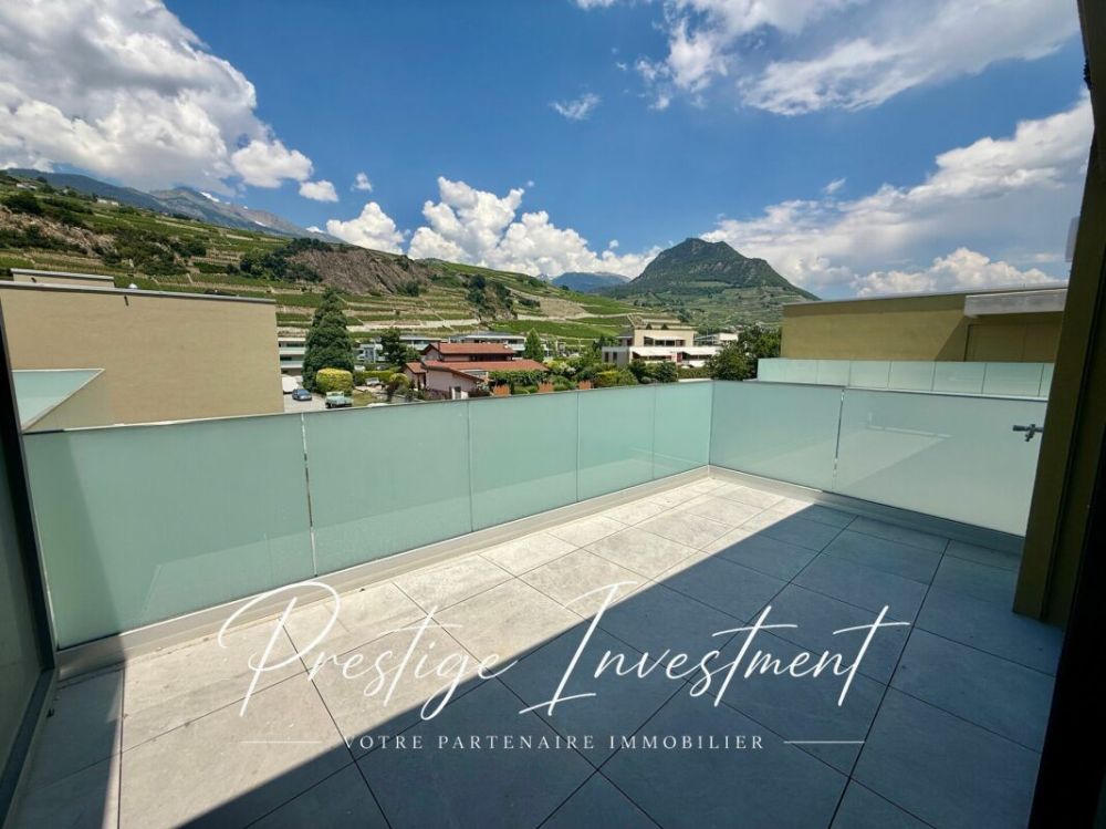Attique 2.5 pièces neuf avec terrasse et vue montagnes ? Uvrier / Sion -  Bild 6