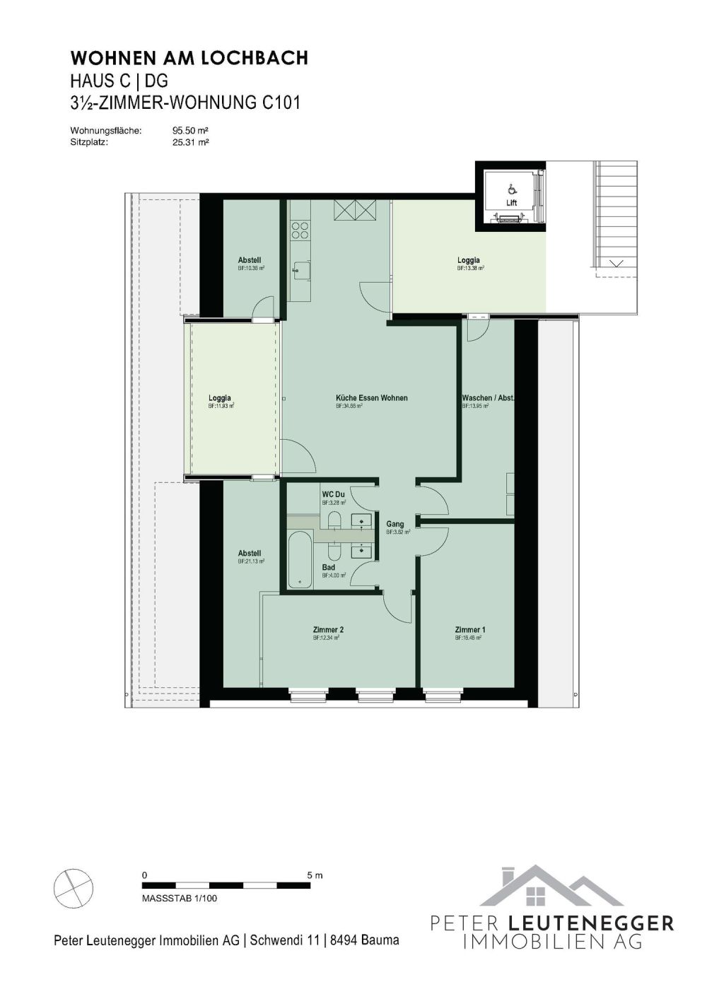 Erstvermietung - Helle 3.5 Zimmer-Neubauwohnungen an ruhiger Lage -  Bild 13