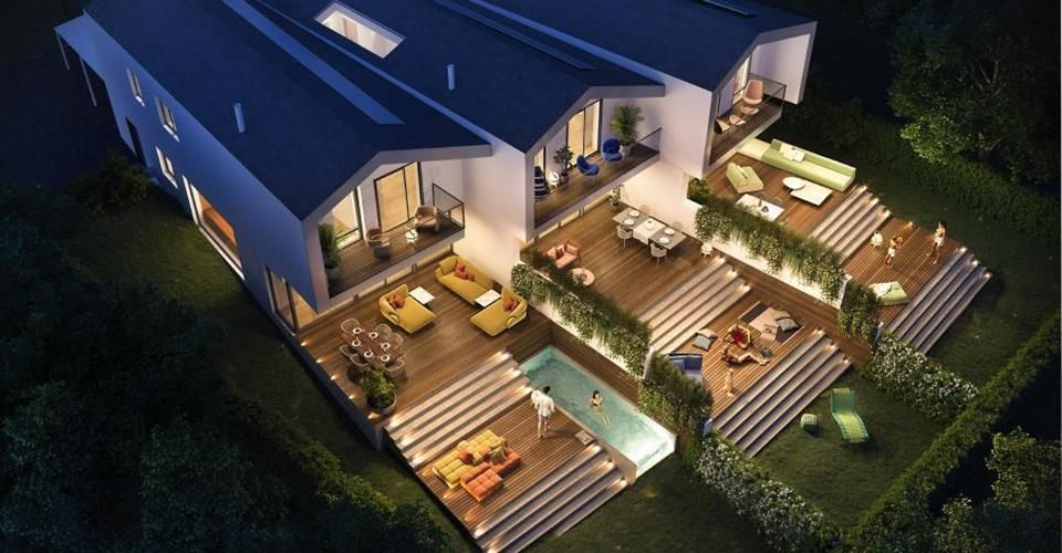 Design, lumière, nature : des villas prêtes à vous accueillir - Maison jumelée 4.5 pièces - image - 1