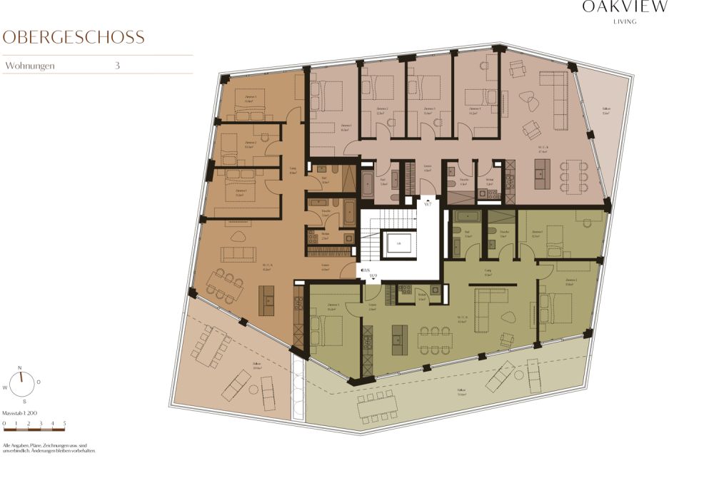 Exklusive, ruhige und moderne Geschosswohnung mit romantischem Balkon und Waldsicht - W7 -  Bild 4