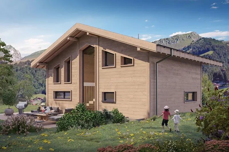 Magnifique chalet de 4.5 pièces à construire - Jaun - Bild 4