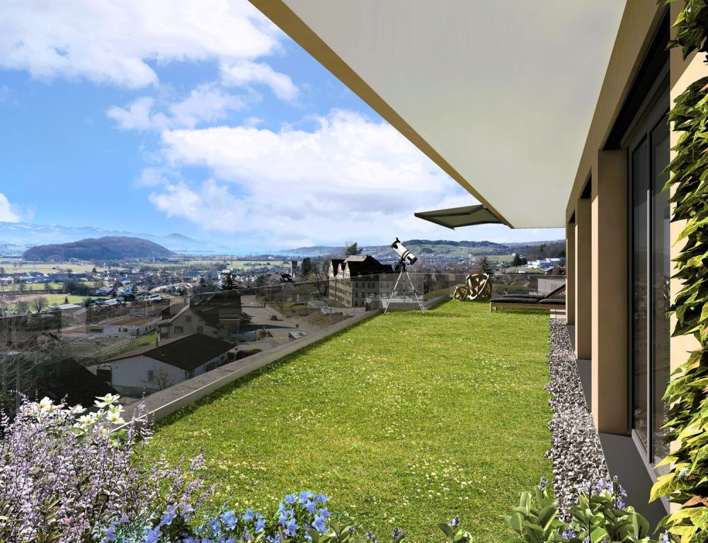 Neubau Gartenwohnung 8.0: Exklusives Wohnen mit unverbaubarer Weitsich - Bild 1