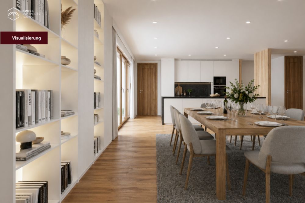 NEUBAU: OG Wohnung "LÄRCHE" - Unglaubliche 5.5 Zimmer Neubauwohnung in Koppigen -  Bild 5