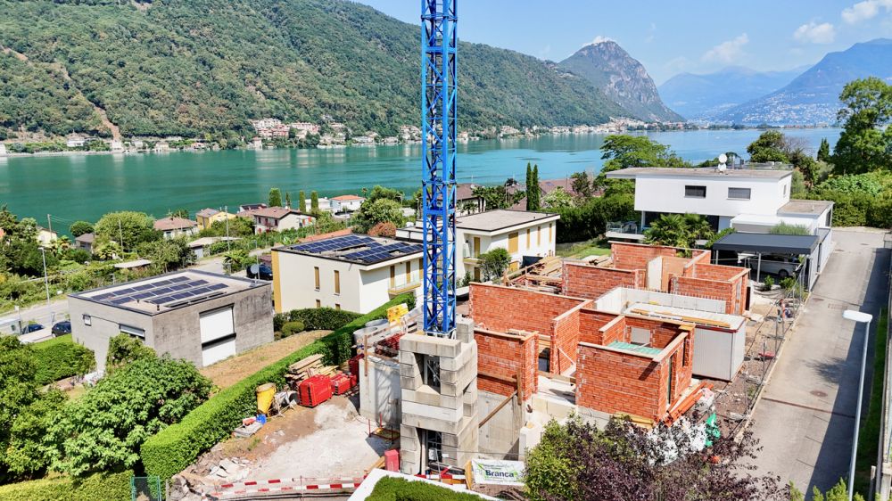 Villa Contemporanea in Fase di Costruzione con Vista Lago -  Bild 5