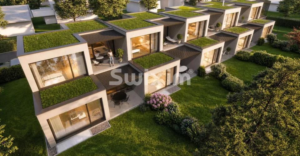 Maison contemporaine HPE à Veyrier, C - Maison 5.5 pièces - image - 7
