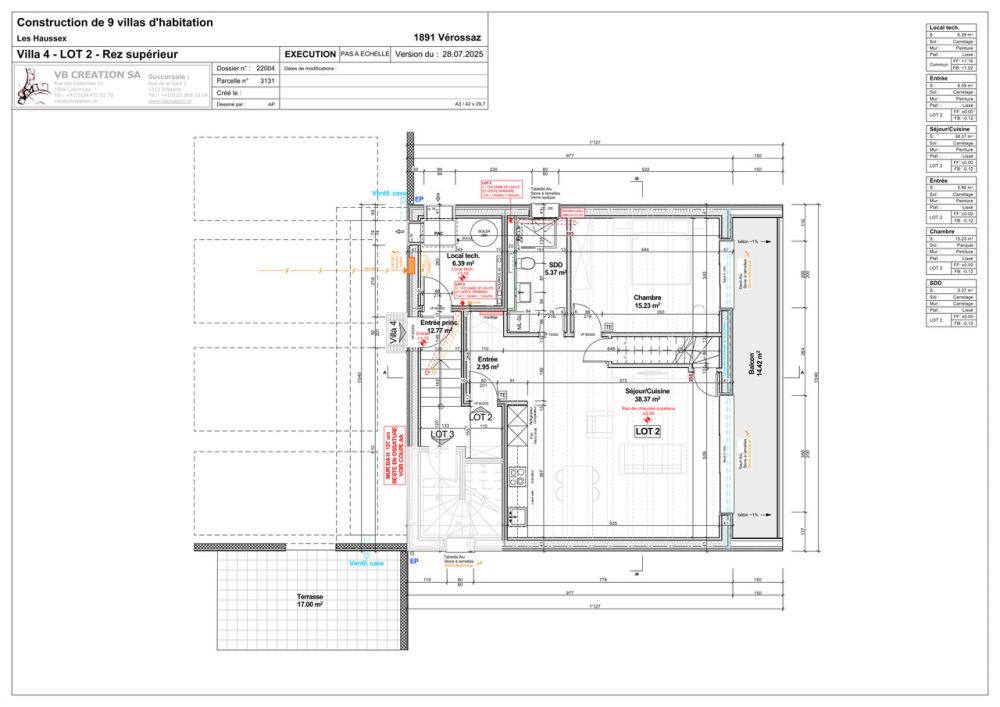 Prachtvolle 3,5-Zimmer-Wohnung in Vérossaz -  Bild 6