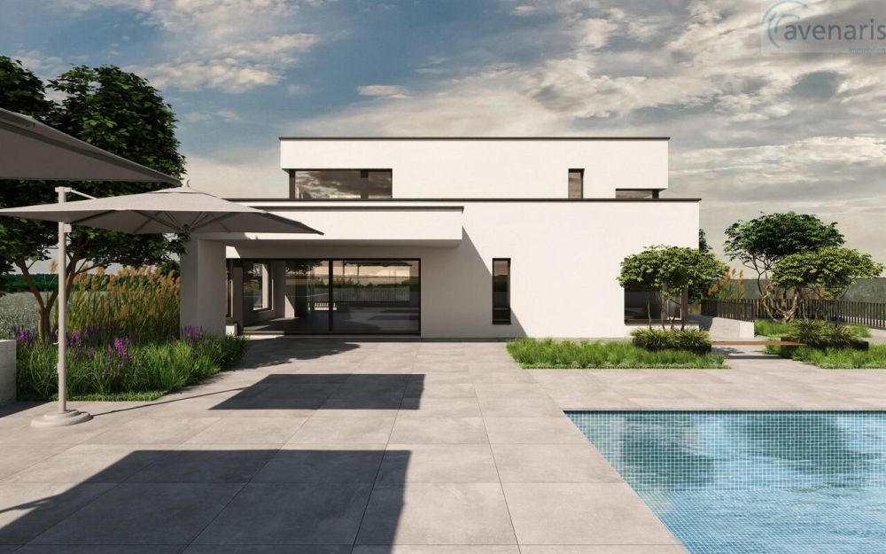 Exklusives Einfamilienhaus mit Pool - Wohnen mit Stil und Komfort - Aussenansicht / Exterior view