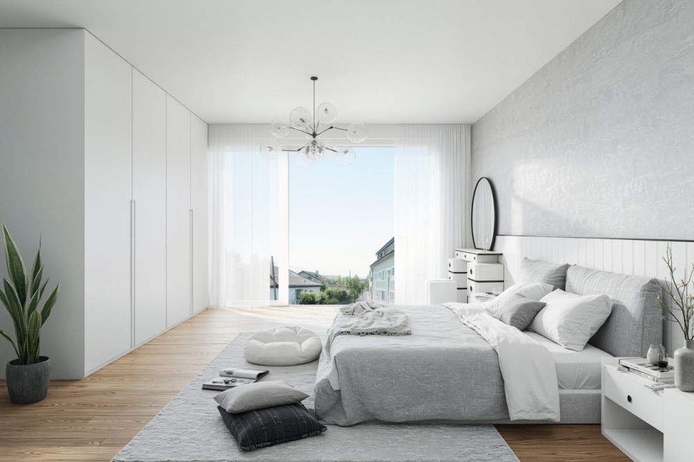 Neubauprojekt ,,Schachen" - 7 Traumhäuser im Grünen mit Minergie - Schlafzimmer