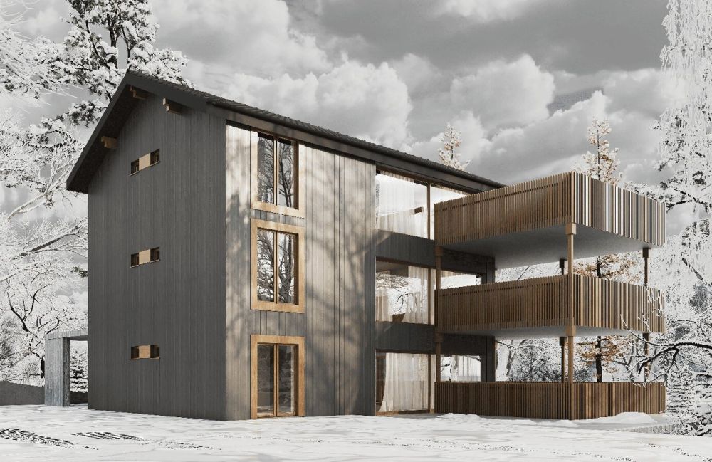 Mehrfamilienhaus bewilligt: 3 Wohnungen  Grundstück mit Projekt -  Bild 2