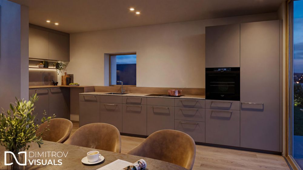 Neubauprojekt "FÜNF ZÄMME" (HAUS B) - Visualisierung