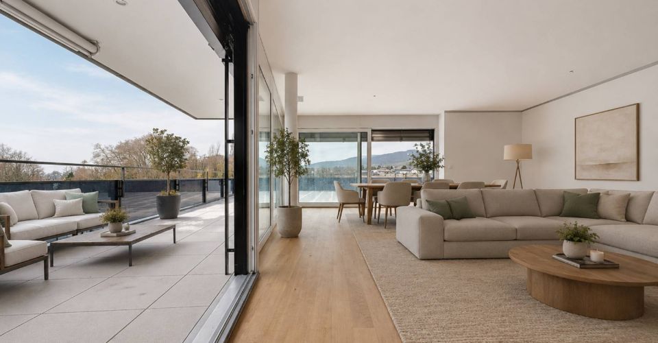 Nouvelle promotion : appartement de 5.5 pièces avec balcon couvert et terrasse - Attique 5.5 pièces - image - 3