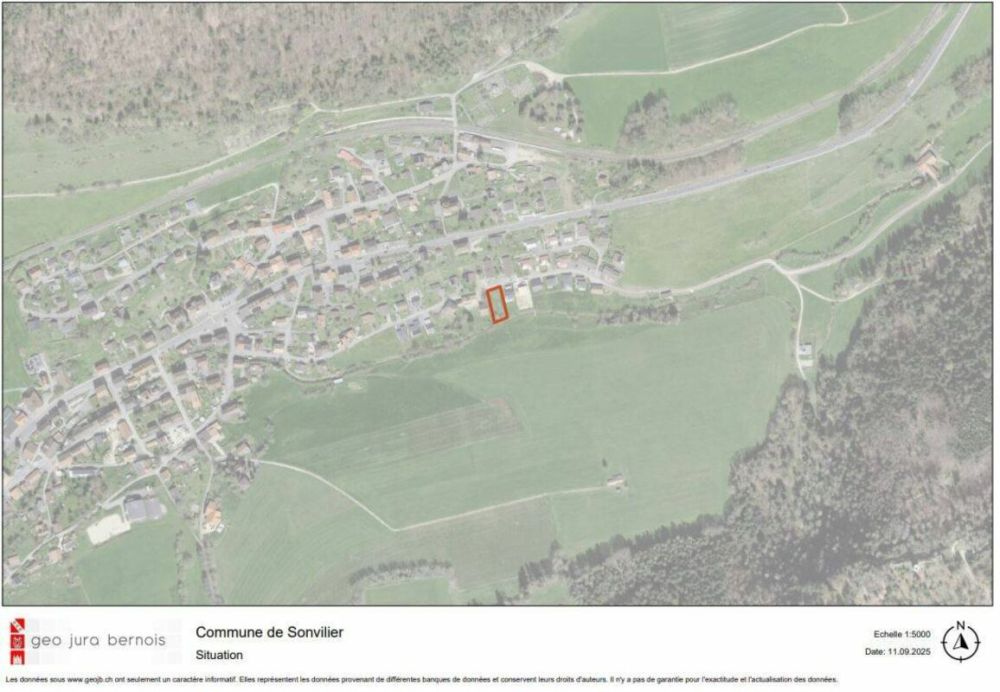 Au calme sans vis-à-vis - Plan de situation