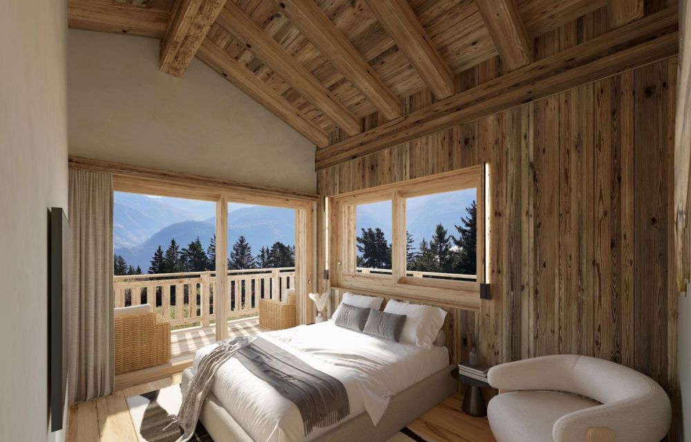 Luxuriöses Chalet mit 4,5 Zimmern in Crans-Montana auf Plan (mit Baugenehmigung) -  Bild 6