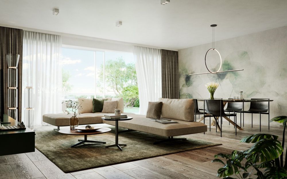 MODERNE E NUOVE VILLETTE DI 5.5 LOCALI CON GIARDINO A MANNO -  Bild 1